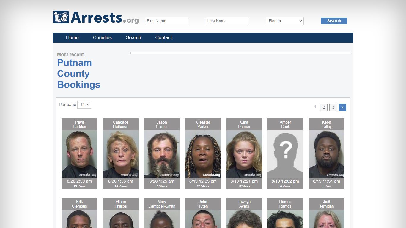 Putnam County Arrests and Inmate Search